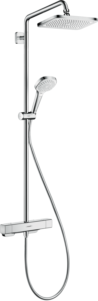 HANSGROHE Croma E Showerpipe 280 1jet EcoSmart se sprchovým termostatem #27660000 - chrom