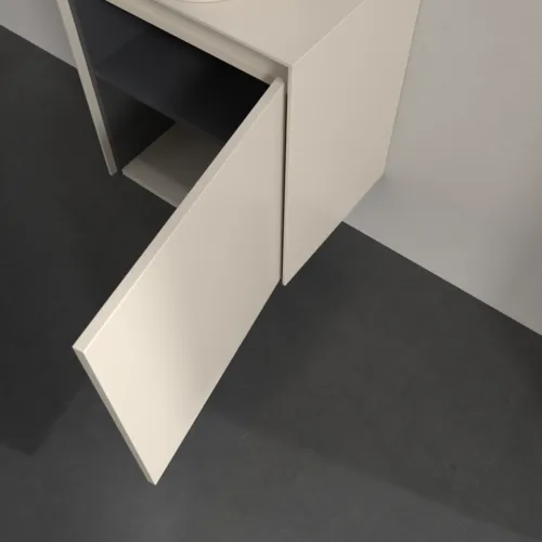 VILLEROY BOCH Toaletní skříňka Collaro, 1 dvířka, 500 x 548 x 380 mm, Cashmere Grey / Cashmere Grey #C14900VN, obrázek 7