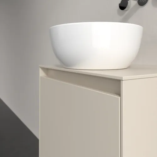 VILLEROY BOCH Toaletní skříňka Collaro, 1 dvířka, 500 x 548 x 380 mm, Cashmere Grey / Cashmere Grey #C14900VN, obrázek 5
