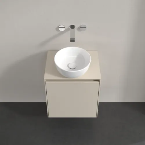 VILLEROY BOCH Toaletní skříňka Collaro, 1 dvířka, 500 x 548 x 380 mm, Cashmere Grey / Cashmere Grey #C14900VN, obrázek 4