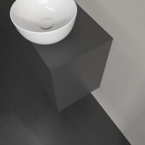 VILLEROY BOCH Toaletní skříňka Collaro, 1 dvířka, 500 x 548 x 380 mm, Grafit / Grafit #C14900VR, obrázek 6