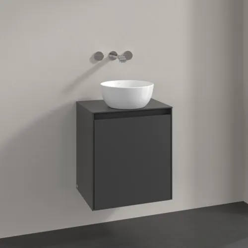 VILLEROY BOCH Toaletní skříňka Collaro, 1 dvířka, 500 x 548 x 380 mm, Grafit / Grafit #C14900VR, obrázek 2