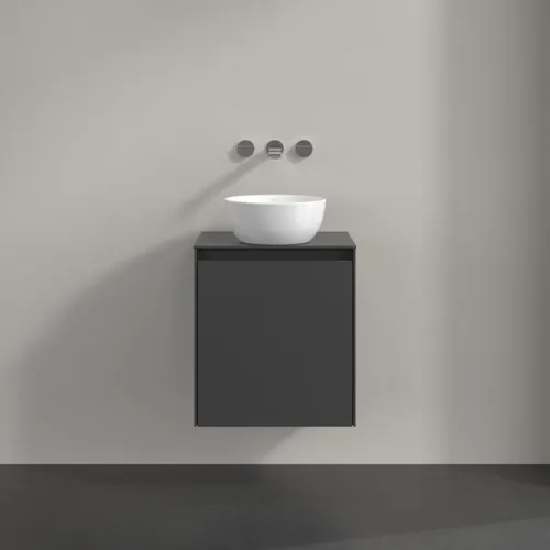 VILLEROY BOCH Toaletní skříňka Collaro, 1 dvířka, 500 x 548 x 380 mm, Grafit / Grafit #C14900VR, obrázek 3