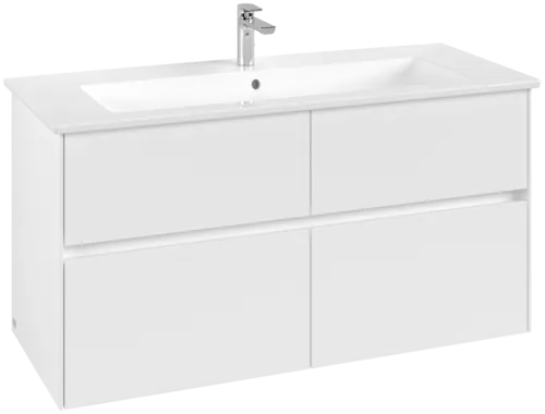VILLEROY BOCH Toaletní skříňka Collaro, 4 výsuvy, 1161 x 610 x 480 mm, bílá matná #C14600MS