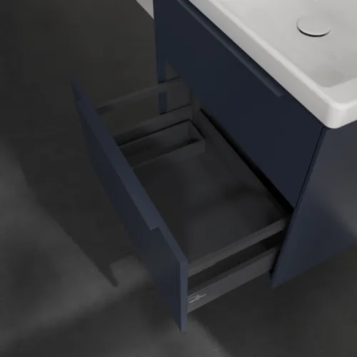 VILLEROY BOCH Subway 3.0 Vanity unit, 2 výsuvy, 622 x 576 x 478 mm, Marine Blue #C57602VQ, obrázek 6