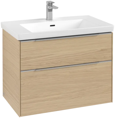 VILLEROY BOCH Subway 3.0 Vanity unit, s osvětlením, 2 výsuvy, 772 x 576 x 478 mm, severský dub #C574L0VJ
