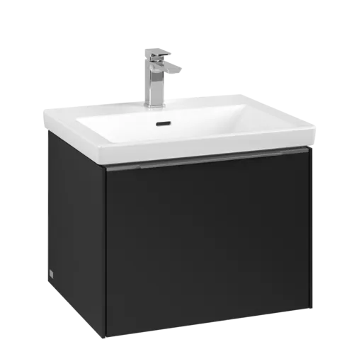 VILLEROY BOCH Subway 3.0 Vanity unit, 1 zásuvka, 572 x 429 x 478 mm, Volcano Black #C57700VL