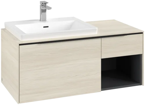 VILLEROY BOCH Subway 3.0 Vanity unit, 2 výsuvy, 1001 x 423 x 516 mm, bílý dub / bílý dub #C57201AA