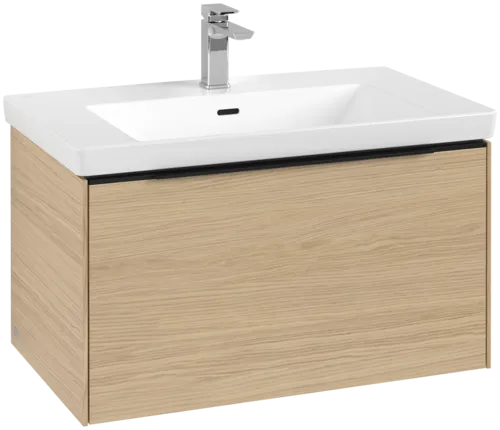 VILLEROY BOCH Subway 3.0 Vanity unit, s osvětlením, 1 zásuvka, 772 x 429 x 478 mm, dub severský #C573L1VJ