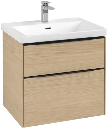 VILLEROY BOCH Vanová skříňka Subway 3.0, 2 výsuvy, 622 x 576 x 478 mm, severský dub #C57601VJ