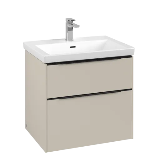 VILLEROY BOCH Subway 3.0 Vanity unit, 2 výsuvy, 622 x 576 x 478 mm, Cashmere Grey #C57601VN