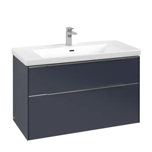 VILLEROY BOCH Subway 3.0 Vanity unit, 2 výsuvy, 973 x 576 x 478 mm, Marine Blue #C57000VQ