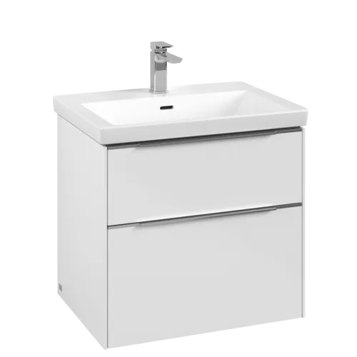 VILLEROY BOCH Subway 3.0 Vanity unit, 2 výsuvy, 622 x 576 x 478 mm, Brilliant White #C57600VE