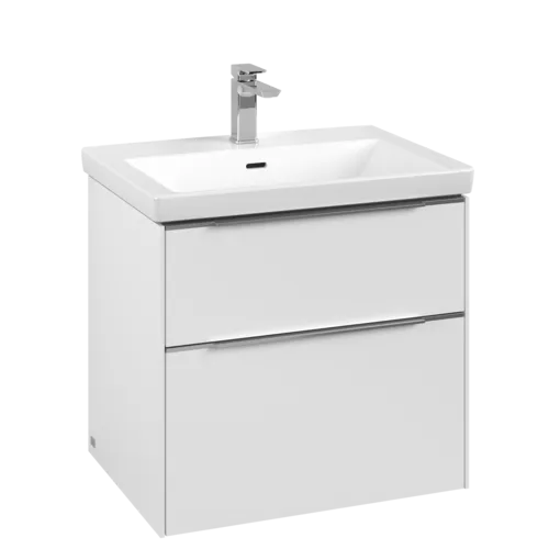 VILLEROY BOCH Subway 3.0 Vanity unit, 2 výsuvy, 622 x 576 x 478 mm, čistě bílá #C57600VF