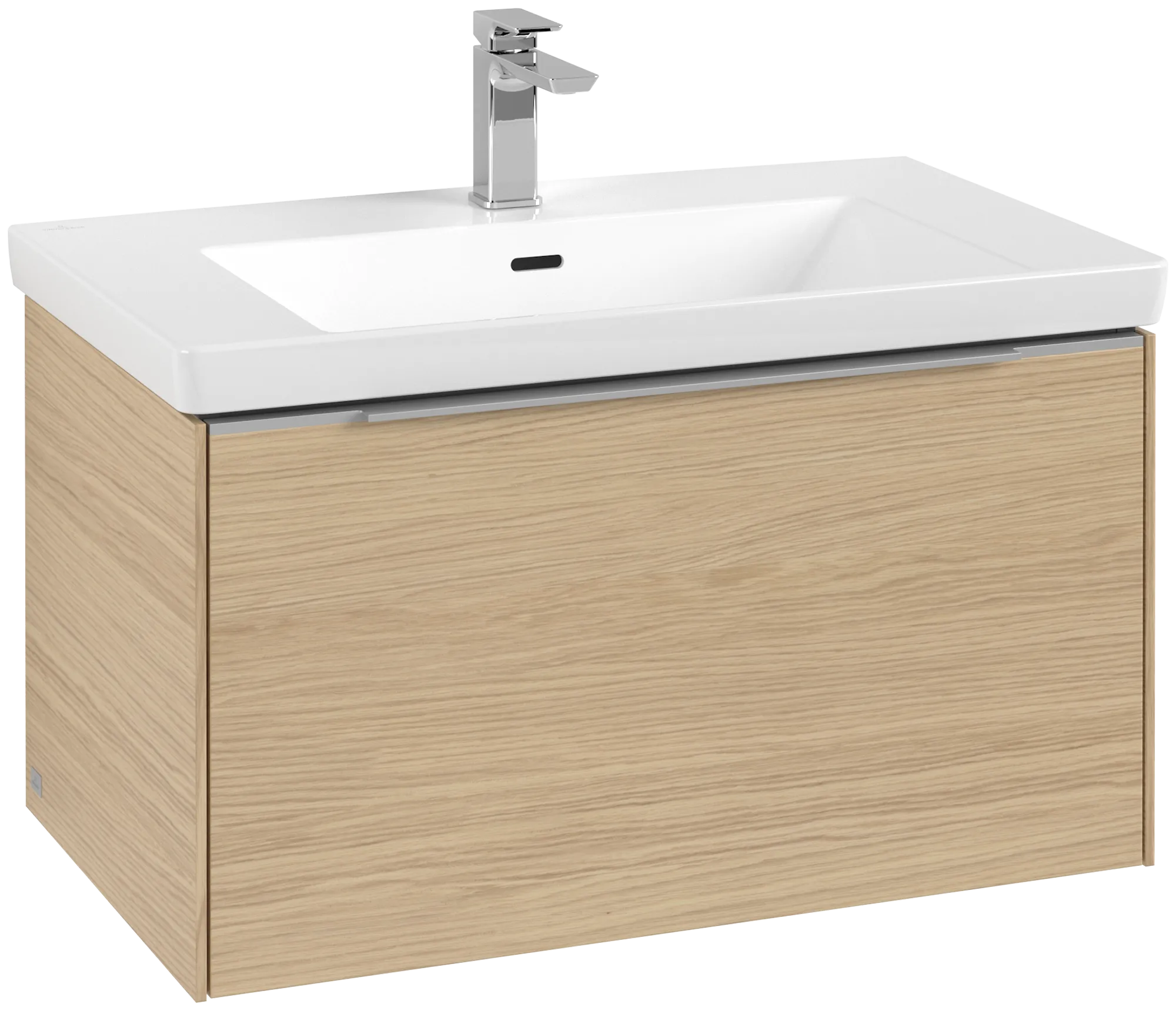 VILLEROY BOCH Subway 3.0 Vanity unit, s osvětlením, 1 zásuvka, 772 x 429 x 478 mm, dub severský #C573L0VJ