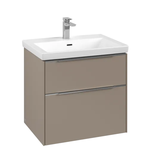 VILLEROY BOCH Subway 3.0 Vanity unit, 2 výsuvy, 622 x 576 x 478 mm, taupe #C57600VM