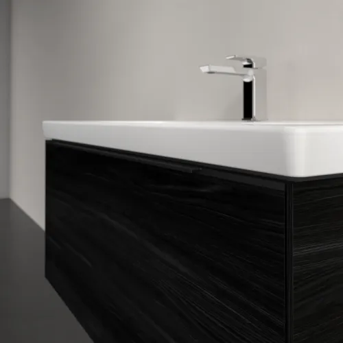 VILLEROY BOCH Subway 3.0 Vanity unit, s osvětlením, 1 zásuvka, 973 x 429 x 478 mm, černý dub #C569L1AB, obrázek 6