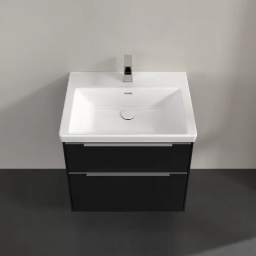 VILLEROY BOCH Subway 3.0 Vanity unit, 2 výsuvy, 622 x 576 x 478 mm, Volcano Black #C57600VL, obrázek 4