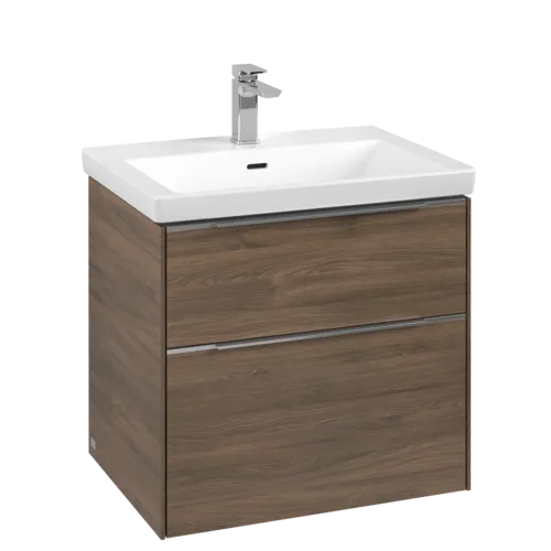 VILLEROY BOCH Subway 3.0 Vanity unit, 2 výsuvy, 622 x 576 x 478 mm, Arizona Oak #C57600VH