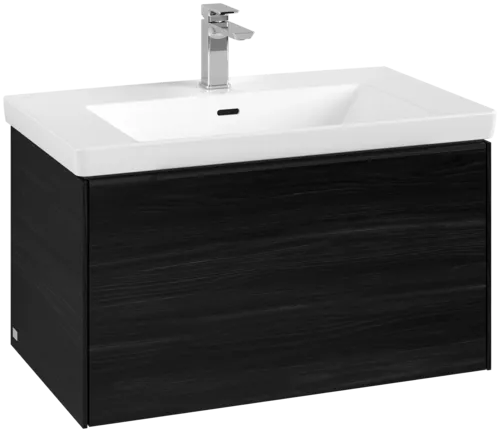 VILLEROY BOCH Subway 3.0 Vanity unit, 1 zásuvka, 772 x 429 x 478 mm, černý dub #C57301AB
