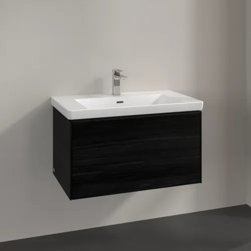 VILLEROY BOCH Subway 3.0 Vanity unit, 1 zásuvka, 772 x 429 x 478 mm, černý dub #C57301AB, obrázek 2