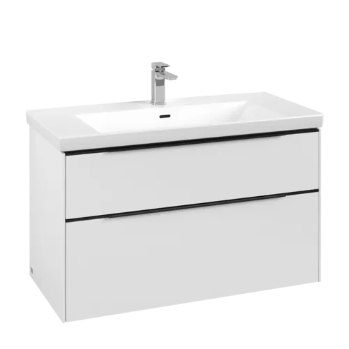 VILLEROY BOCH Subway 3.0 Vanity unit, 2 zásuvky, 973 x 576 x 478 mm, čistě bílá #C57001VF