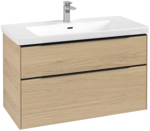 VILLEROY BOCH Subway 3.0 Vanity unit, 2 výsuvy, 973 x 576 x 478 mm, dub severský #C57001VJ
