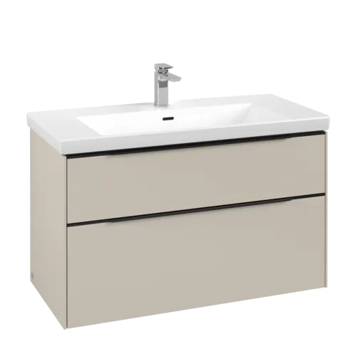 VILLEROY BOCH Subway 3.0 Vanity unit, 2 výsuvy, 973 x 576 x 478 mm, Cashmere Grey #C57001VN