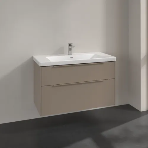 VILLEROY BOCH Subway 3.0 Vanity unit, 2 výsuvy, 973 x 576 x 478 mm, taupe #C57002VM, obrázek 2