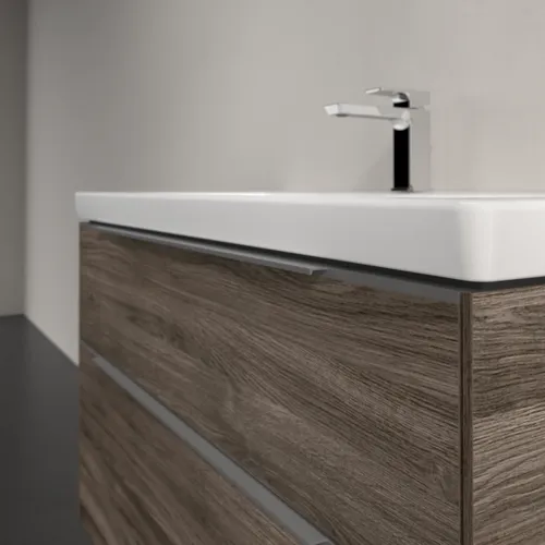 VILLEROY BOCH Subway 3.0 Vanity unit, 2 výsuvy, 973 x 576 x 478 mm, Stone Oak #C57000RK, obrázek 5