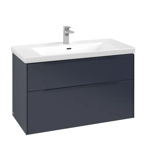 VILLEROY BOCH Subway 3.0 Vanity unit, 2 výsuvy, 973 x 576 x 478 mm, Marine Blue #C57002VQ