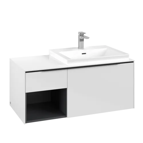 VILLEROY BOCH Subway 3.0 Vanity unit, 2 výsuvy, 1001 x 423 x 516 mm, Brilliant White / Brilliant White #C57101VE