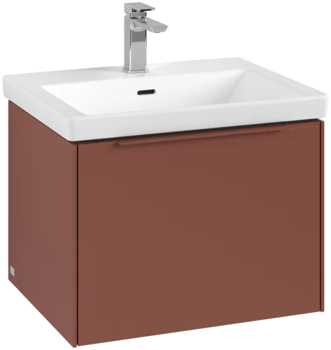 VILLEROY BOCH Subway 3.0 Vanity unit, 1 zásuvka, 572 x 429 x 478 mm, vínově červená #C57702AH