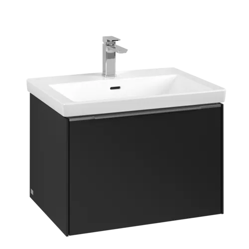 VILLEROY BOCH Subway 3.0 Vanity unit, 1 zásuvka, 622 x 429 x 478 mm, Volcano Black #C57500VL