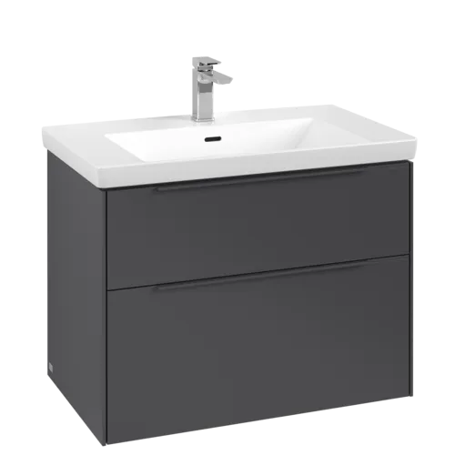 VILLEROY BOCH Subway 3.0 Vanity unit, 2 výsuvy, 772 x 576 x 478 mm, grafitová barva #C57402VR