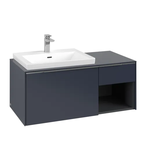VILLEROY BOCH Subway 3.0 Vanity unit, 2 výsuvy, 1001 x 423 x 516 mm, Marine Blue / Marine Blue #C57200VQ