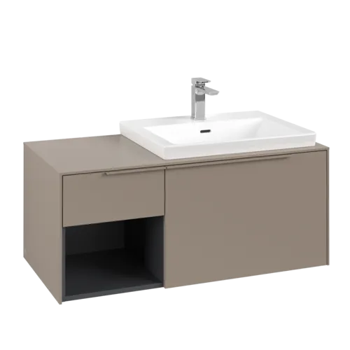 VILLEROY BOCH Subway 3.0 Vanity unit, 2 výsuvy, 1001 x 423 x 516 mm, taupe / taupe #C57102VM