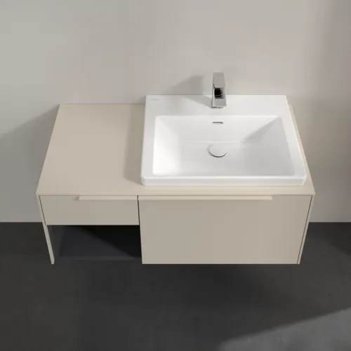 VILLEROY BOCH Subway 3.0 Vanity unit, 2 výsuvy, 1001 x 423 x 516 mm, Cashmere Grey / Cashmere Grey #C57102VN, obrázek 4