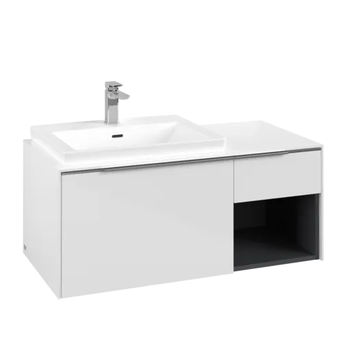 VILLEROY BOCH Subway 3.0 Vanity unit, 2 výsuvy, 1001 x 423 x 516 mm, Brilliant White / Brilliant White #C57200VE