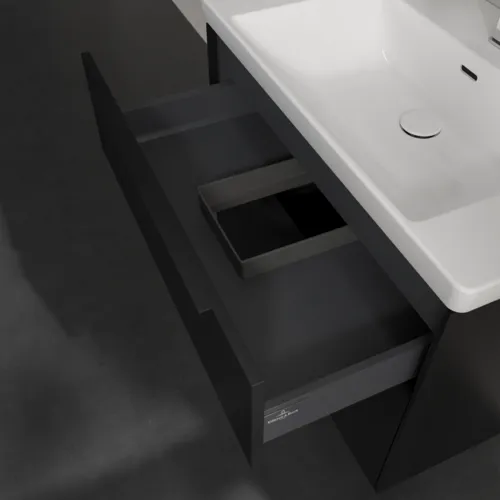 VILLEROY BOCH Subway 3.0 Vanity unit, 2 výsuvy, 772 x 576 x 478 mm, Volcano Black #C57401VL, obrázek 7