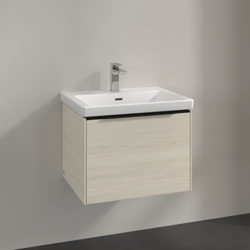 VILLEROY BOCH Subway 3.0 Vanity unit, 1 zásuvka, 572 x 429 x 478 mm, bílý dub #C57701AA, obrázek 2