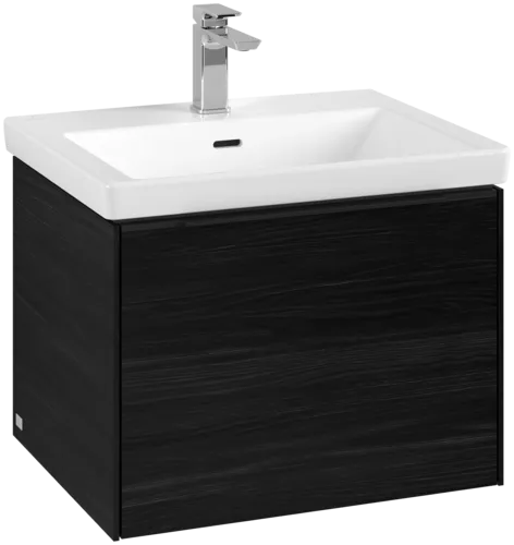 VILLEROY BOCH Subway 3.0 Vanity unit, 1 zásuvka, 572 x 429 x 478 mm, černý dub #C57701AB
