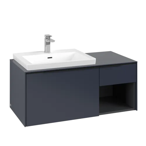 VILLEROY BOCH Subway 3.0 Vanity unit, 2 výsuvy, 1001 x 423 x 516 mm, Marine Blue / Marine Blue #C57201VQ