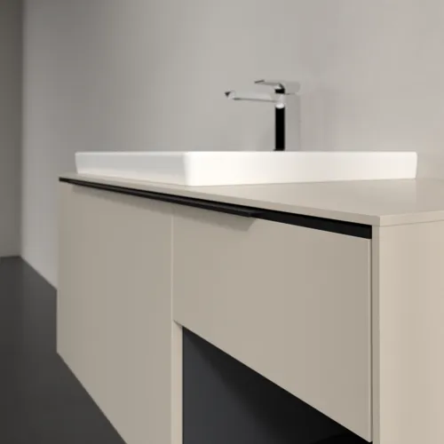 VILLEROY BOCH Subway 3.0 Vanity unit, 2 výsuvy, 1001 x 423 x 516 mm, Cashmere Grey / Cashmere Grey #C57201VN, obrázek 5