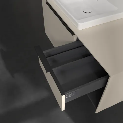 VILLEROY BOCH Subway 3.0 Vanity unit, 2 výsuvy, 1001 x 423 x 516 mm, Cashmere Grey / Cashmere Grey #C57201VN, obrázek 7