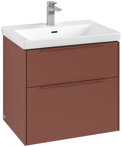 VILLEROY BOCH Subway 3.0 Vanity unit, 2 výsuvy, 622 x 576 x 478 mm, Vínově červená #C57602AH