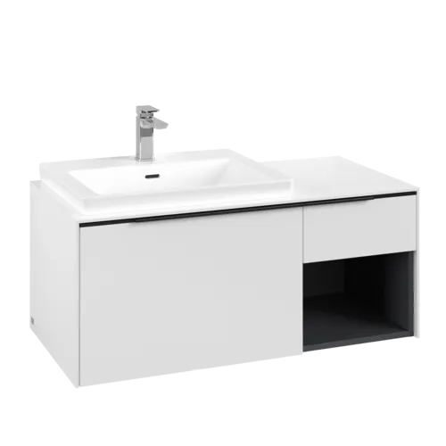 VILLEROY BOCH Subway 3.0 Vanity unit, 2 výsuvy, 1001 x 423 x 516 mm, čistě bílá / čistě bílá #C57201VF
