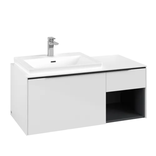 VILLEROY BOCH Subway 3.0 Vanity unit, 2 výsuvy, 1001 x 423 x 516 mm, Brilliant White / Brilliant White #C57201VE