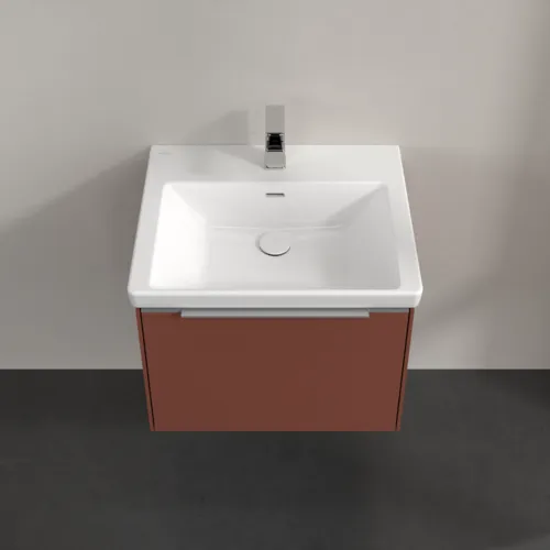 VILLEROY BOCH Subway 3.0 Vanity unit, 1 zásuvka, 572 x 429 x 478 mm, vínově červená #C57700AH, obrázek 4