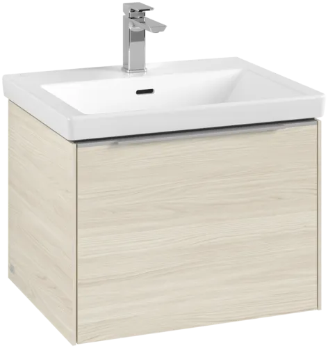 VILLEROY BOCH Subway 3.0 Vanity unit, 1 zásuvka, 572 x 429 x 478 mm, bílý dub #C57700AA